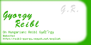 gyorgy reibl business card